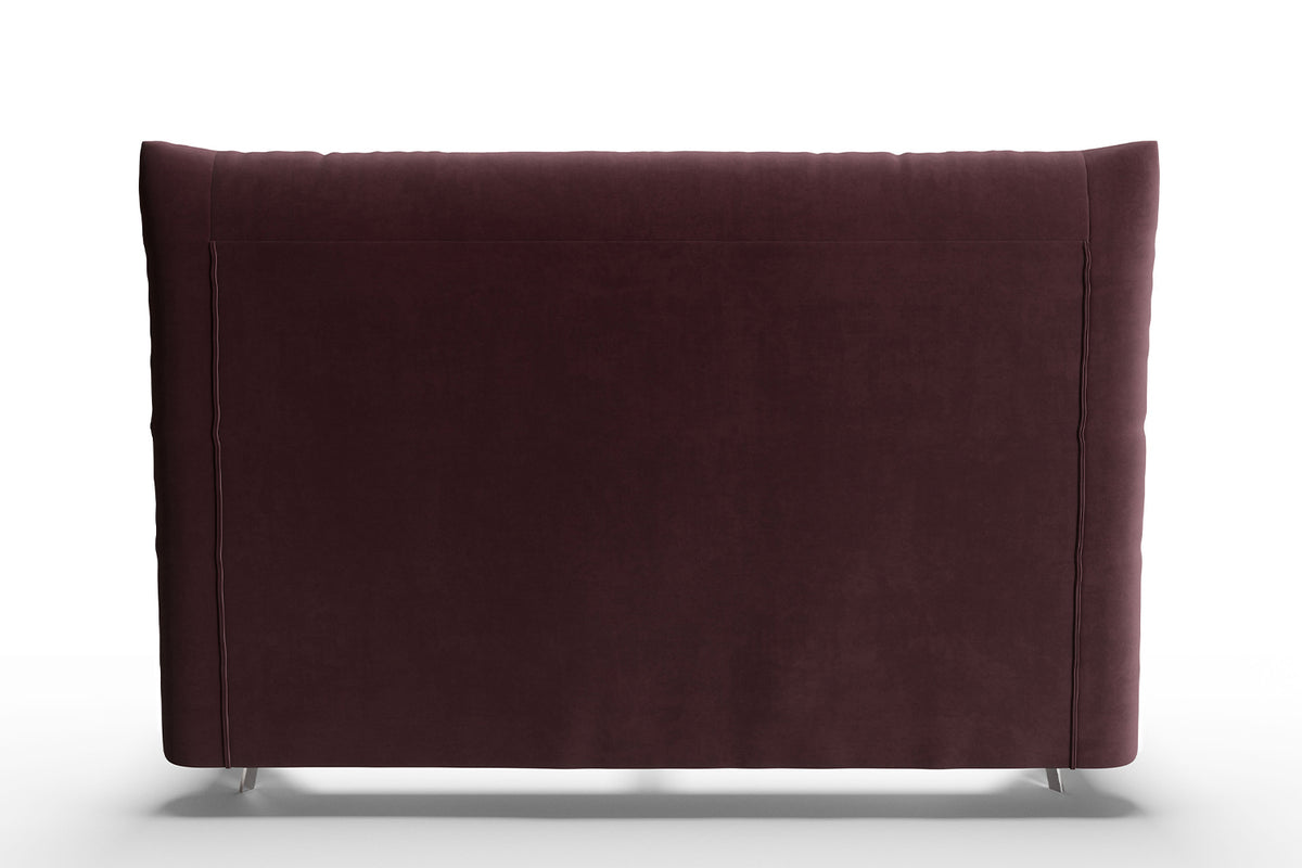 KAWOLA Bett ANNY Polsterbett Velvet purple
