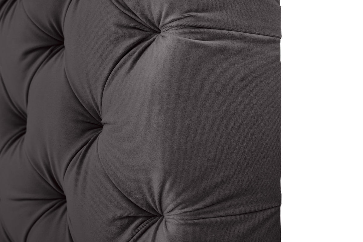 KAWOLA Bett SINDAR Boxspringbett Stoff anthrazit