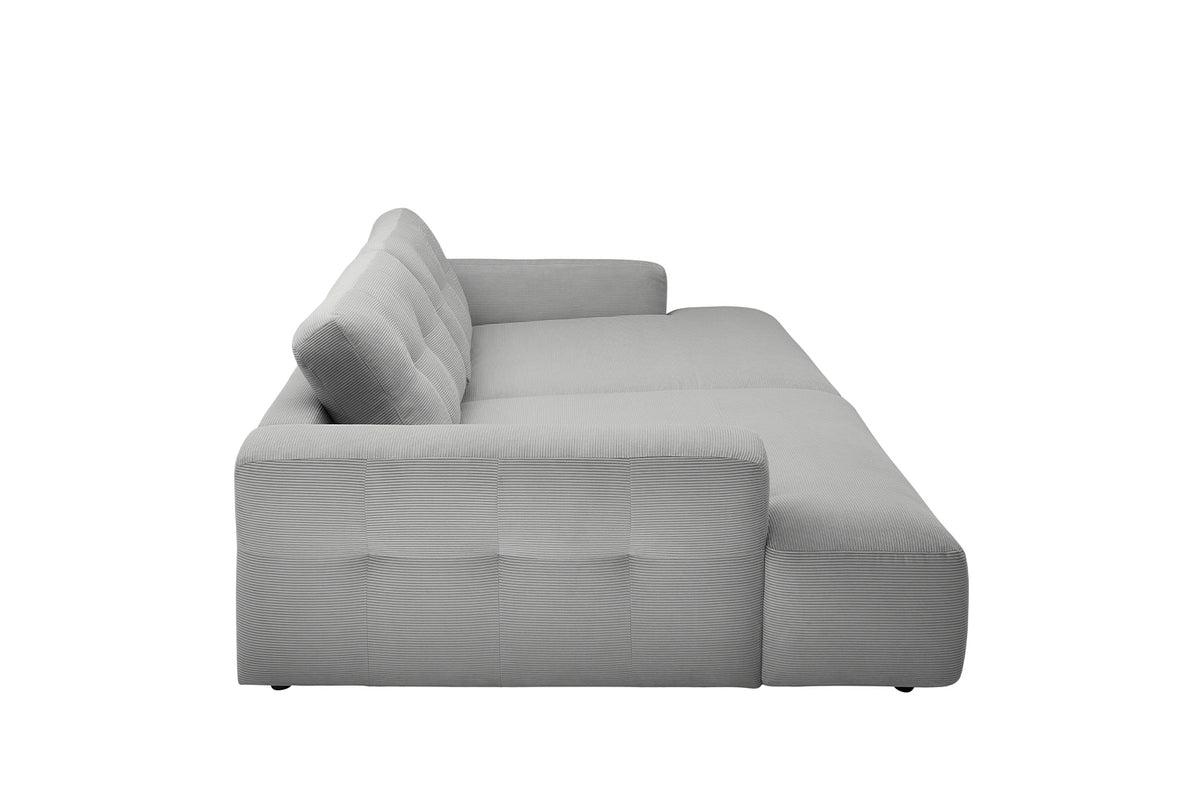 KAWOLA Big Sofa MIKA Feincord grau