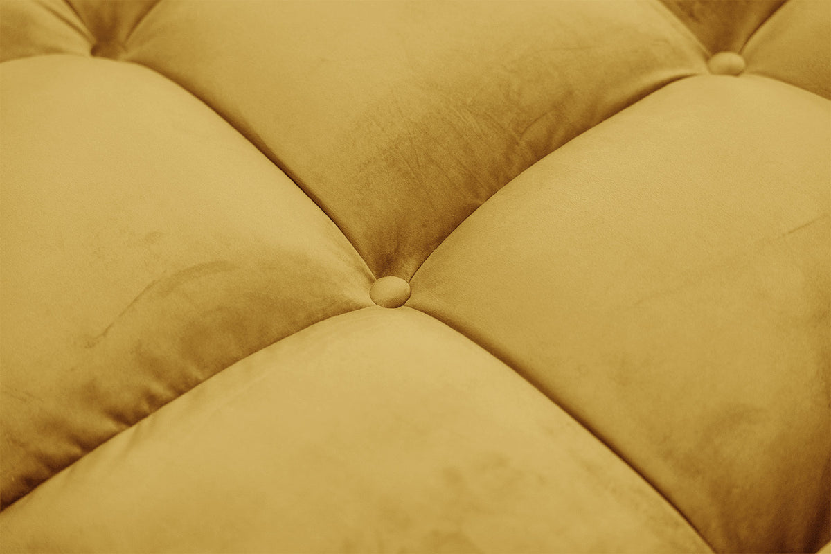 KAWOLA Big Sofa VIVIEN Velvet curry
