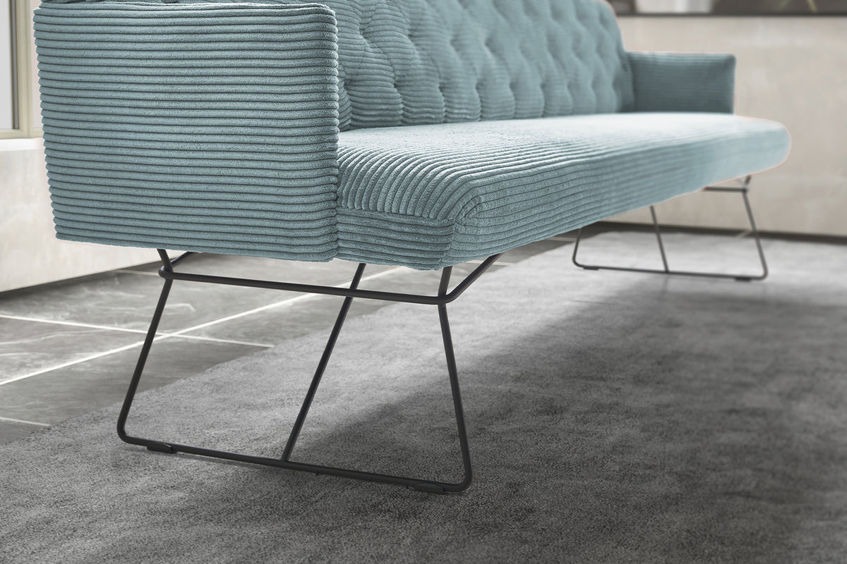 KAWOLA Esszimmerbank CHARME Cord hellblau