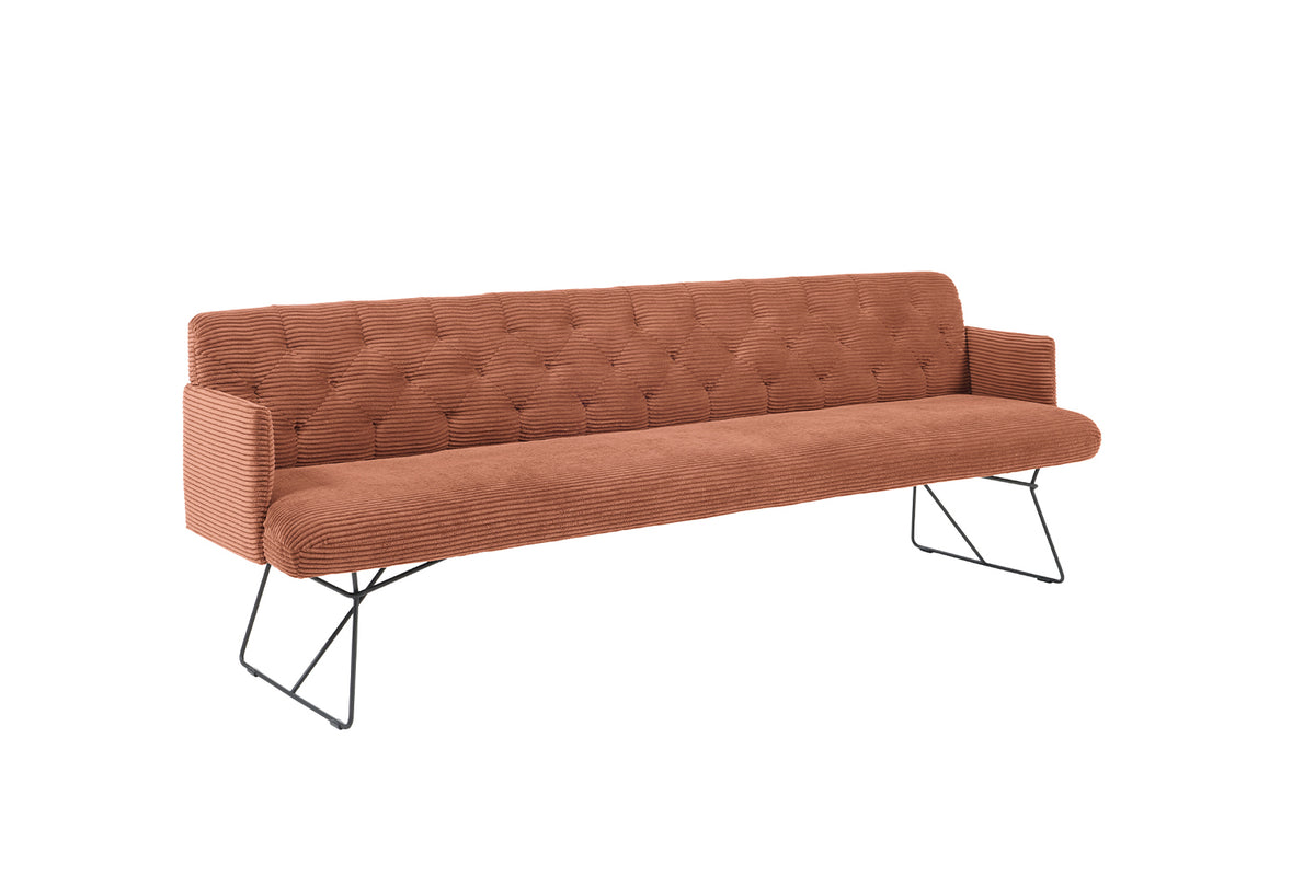 KAWOLA Esszimmerbank CHARME Cord rost
