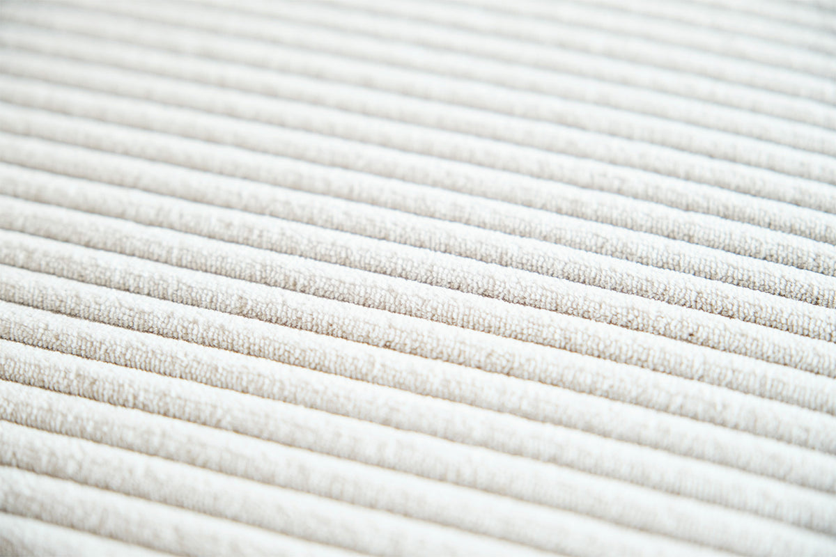 KAWOLA Hocker WIOLO SOFT Sitzelement für Modulsofa Cord cremeweiß