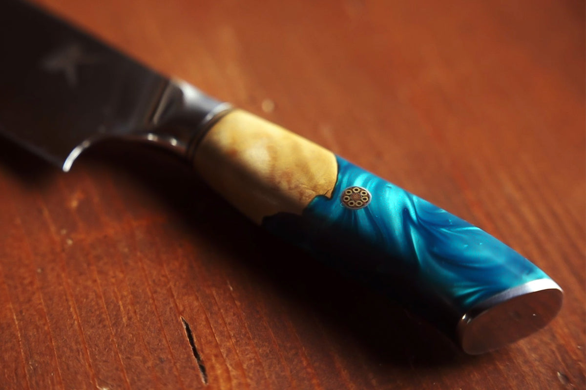KAWOLA Küchenmesser DUMA Damaststahl mit Holzgriff