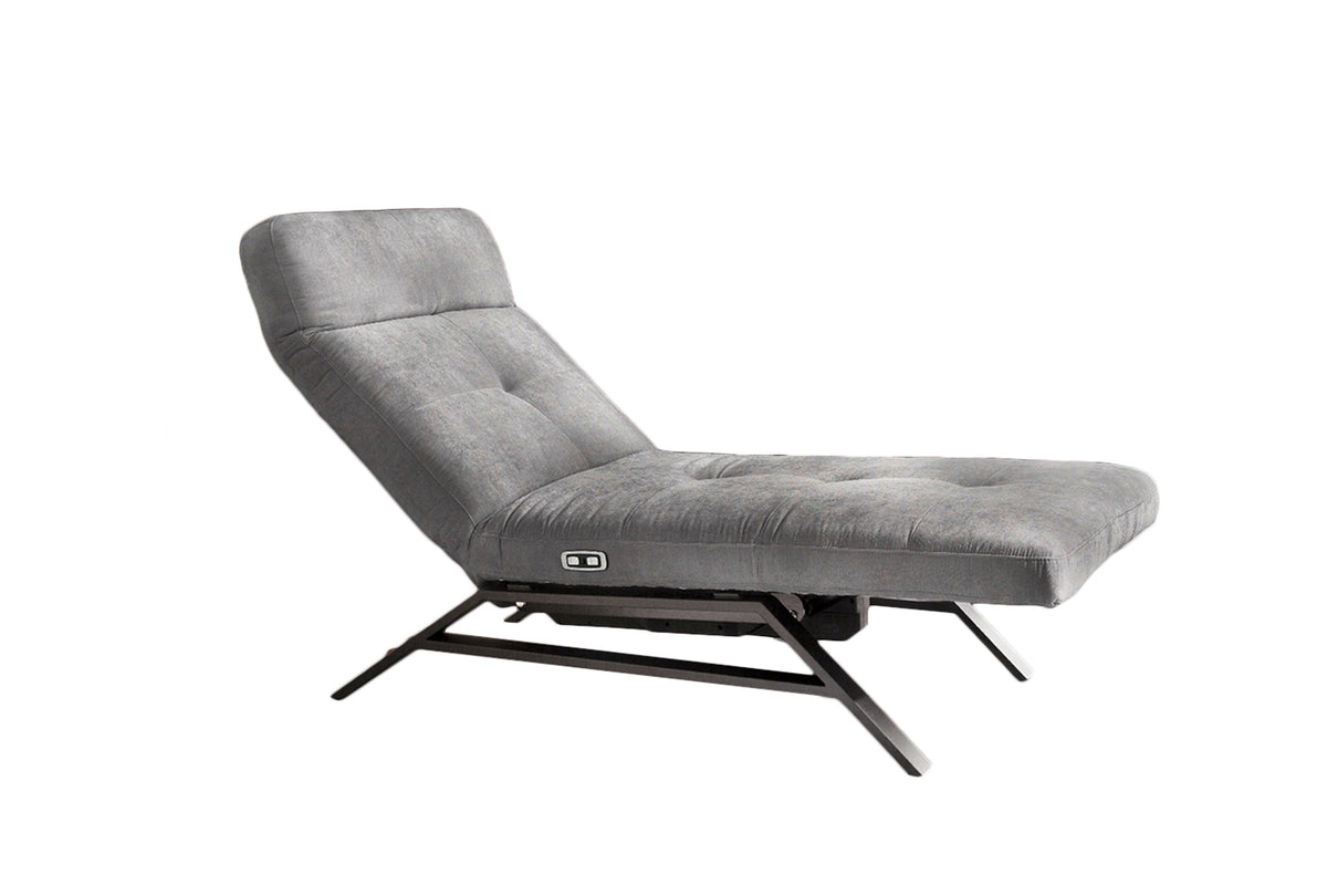 KAWOLA Liege AMERIVA Relaxliege Velvet grau