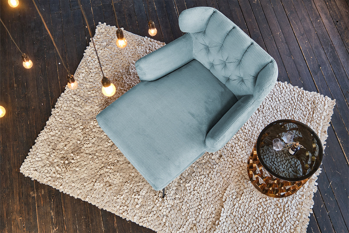 KAWOLA Longseat CHARME Cord hellblau