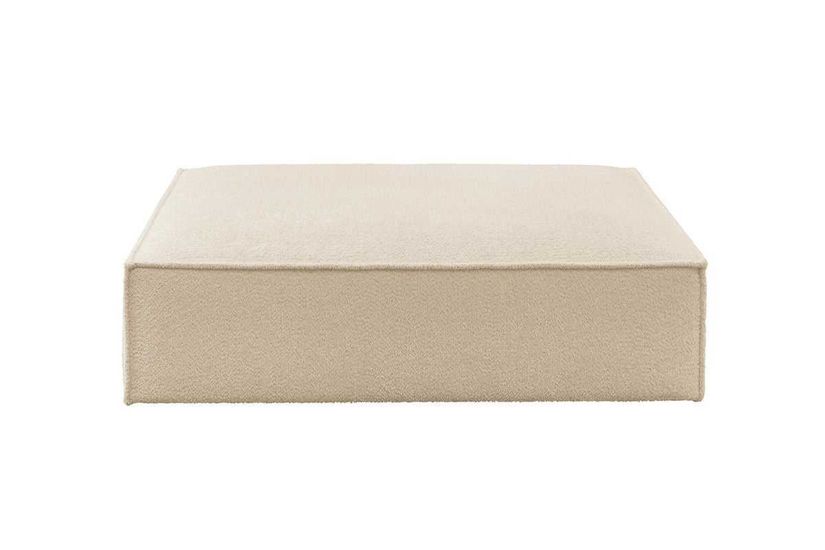 KAWOLA Polsterhocker CARMO Hockerbank Stoff beige