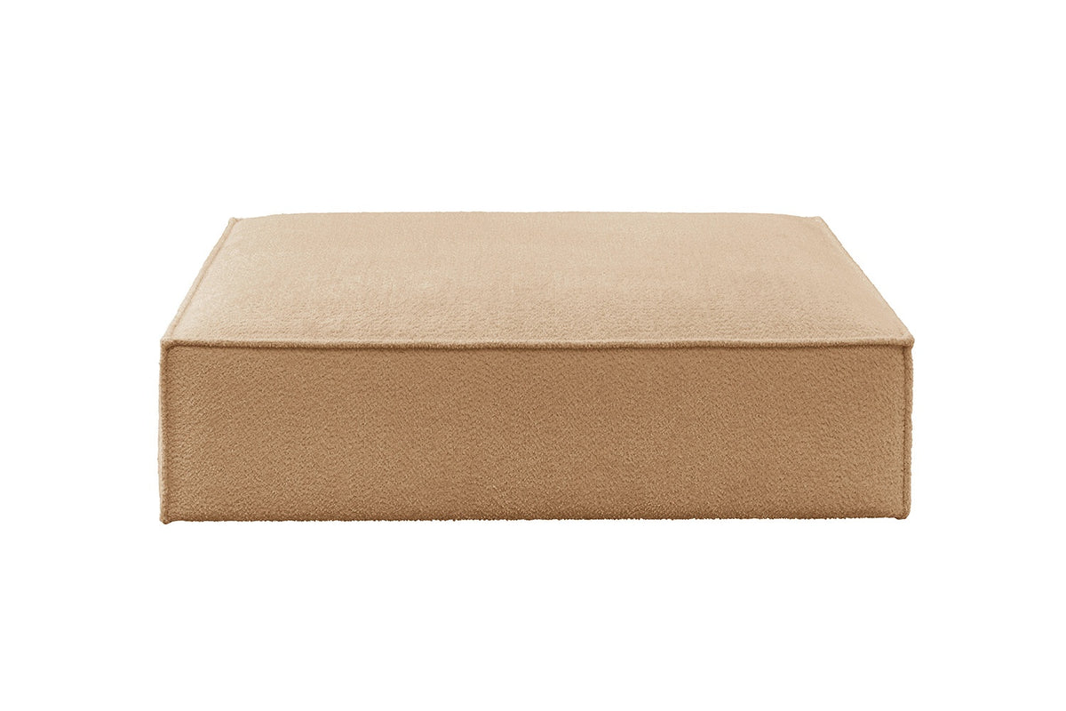 KAWOLA Polsterhocker CARMO Hockerbank Stoff creme