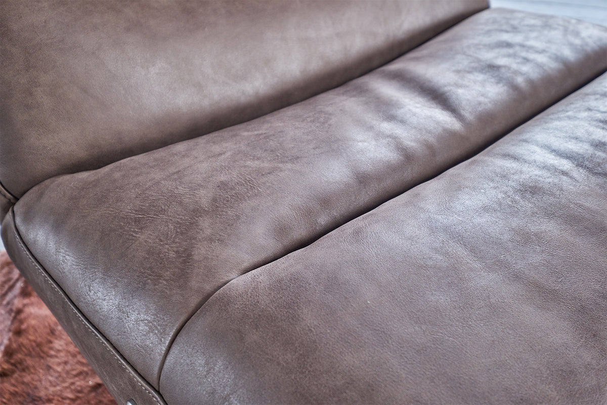 KAWOLA Sessel CINE Relaxsessel elektrisch verstellbar Leder taupe