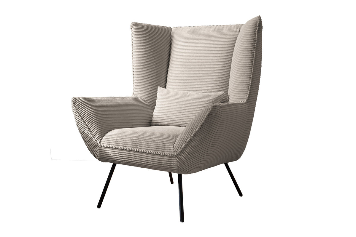 KAWOLA Sessel IVA Relaxsessel Cord taupe