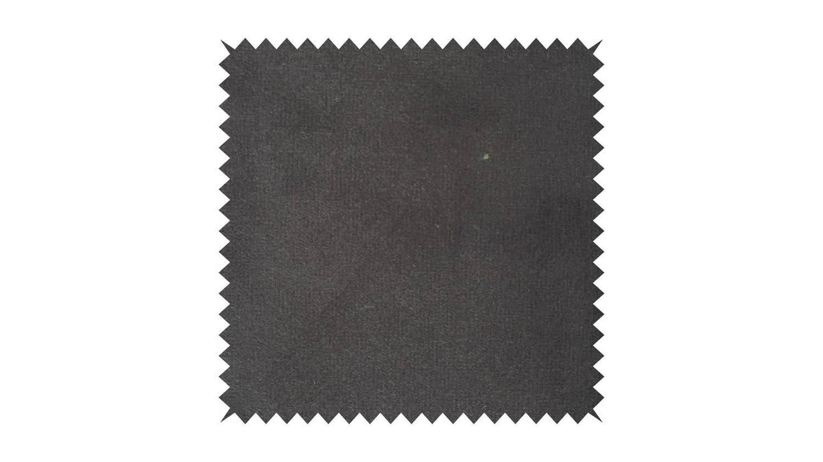 KAWOLA Sessel LOTTE Ohrensessel velvet stone mit Hocker