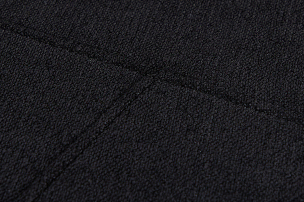 KAWOLA Sofa GARBO Designsofa Stoff schwarz