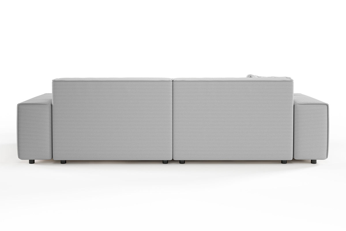 KAWOLA Sofa RANI 3-Sitzer Cord hellgrau