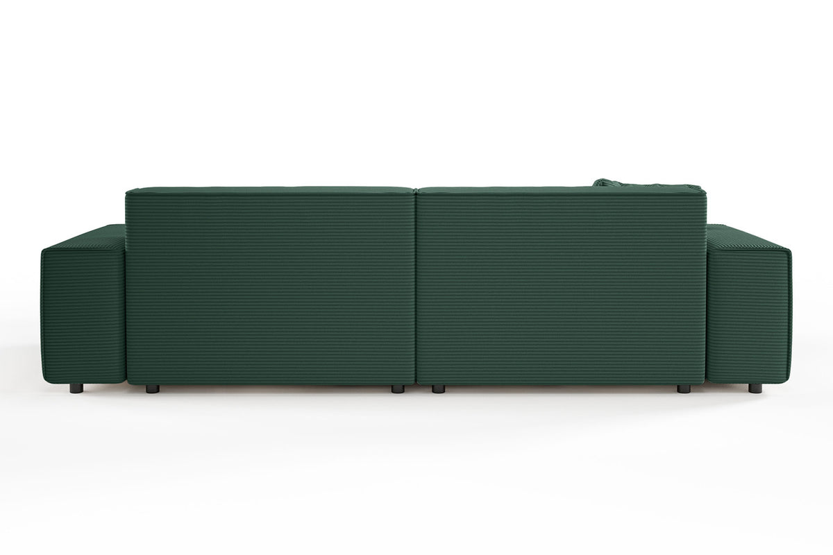 KAWOLA Sofa RANI 3-Sitzer Cord smaragd