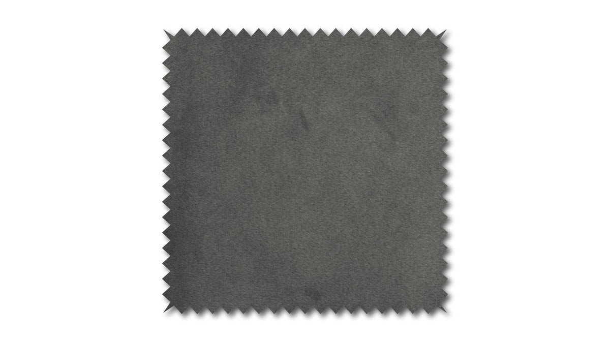 KAWOLA Stoffmuster Velvet silber