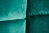 B-Ware KAWOLA Big Sofa NERLA Stoff Velvet grün