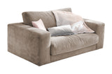 B-Ware KAWOLA Doppelsessel MADELINE Loveseat Cord taupe