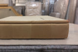 B-Ware KAWOLA Hocker WIOLO Leder cognac