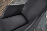 B-Ware KAWOLA Relaxliege CAVAL Leder schwarz