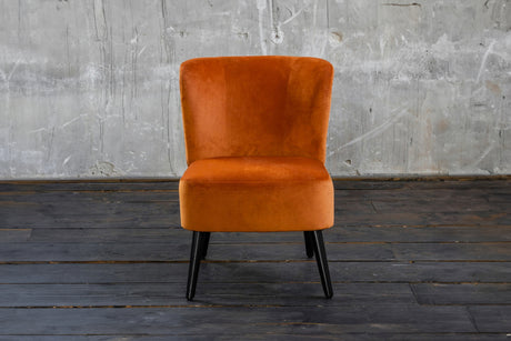B-Ware KAWOLA Sessel MINGO Velvet orange