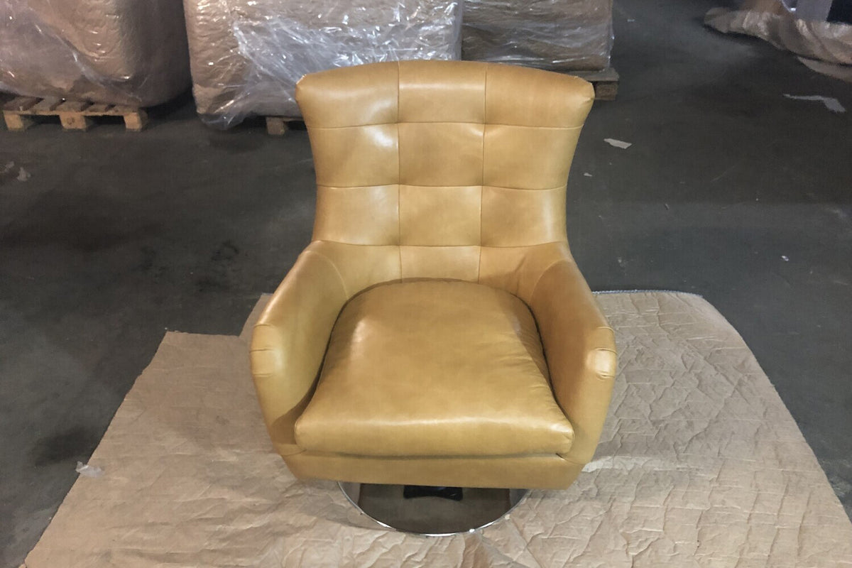 B-Ware KAWOLA Sessel Relexa Leder cognac
