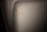 B-Ware KAWOLA Sofa HURRICANE 2-Sitzer Leder weiß