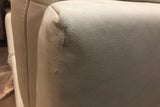 B-Ware KAWOLA Sofa HURRICANE 2-Sitzer Leder weiß