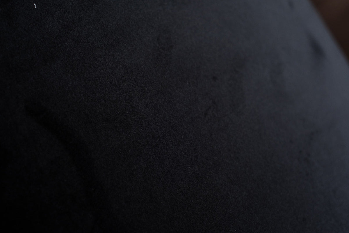 B-Ware KAWOLA Stuhl DEON Esszimmerstuhl Velvet schwarz