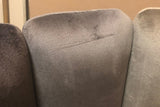 B-Ware KAWOLA Stuhl FREJA Esszimmerstuhl Velvet schwarz Fuß gold