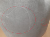 B-Ware KAWOLA Stuhl SALLY Esszimmerstuhl Velvet silber Fuß schwarz