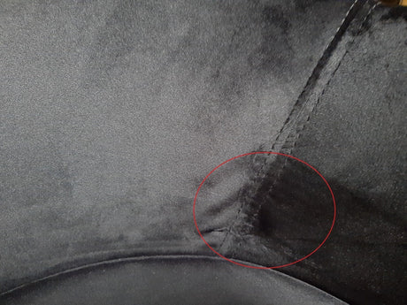 B-Ware KAWOLA Stuhl ZAJA Esszimmerstuhl Velvet grau