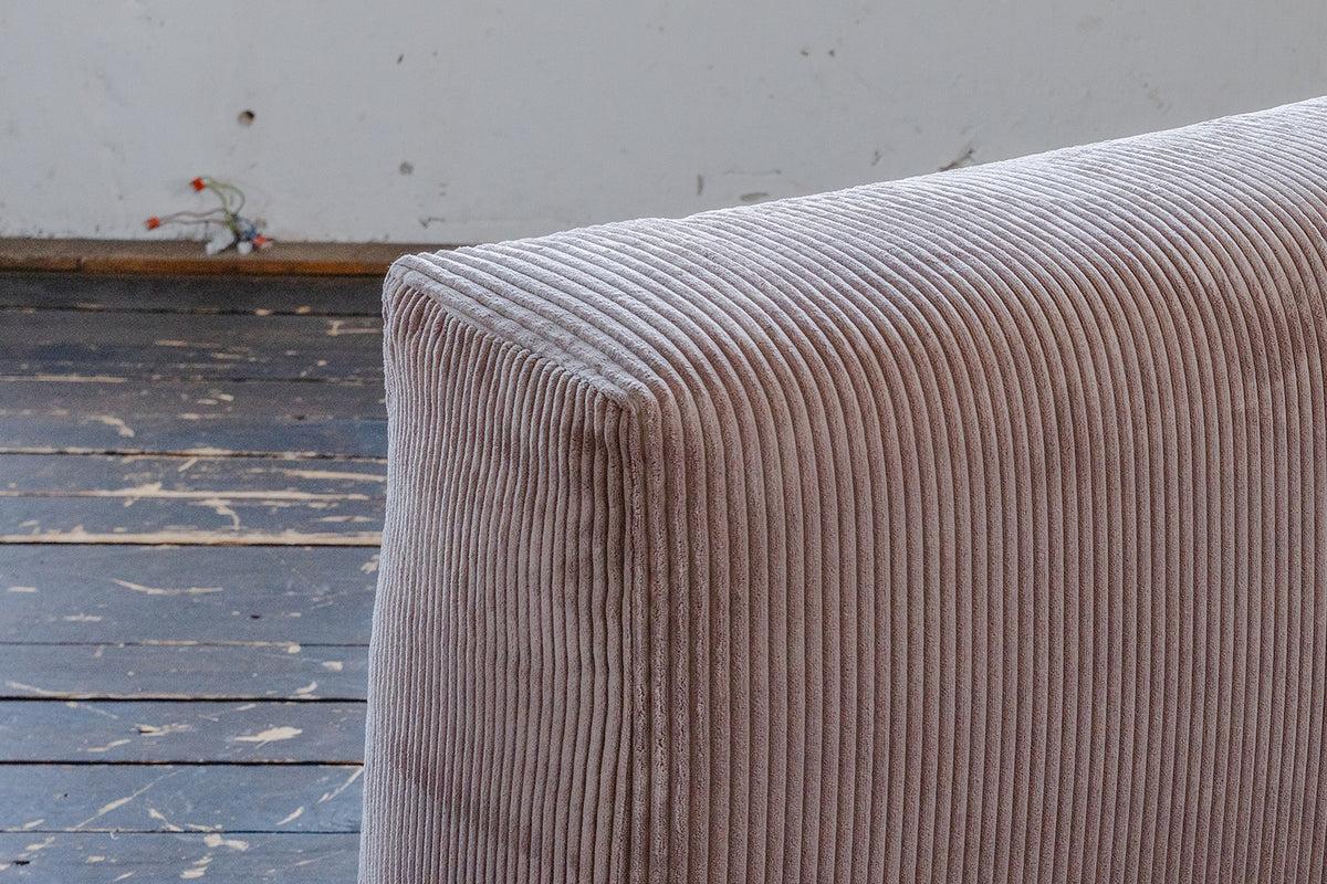 KAWOLA Armlehne / Rückenlehne MIA Cord taupe