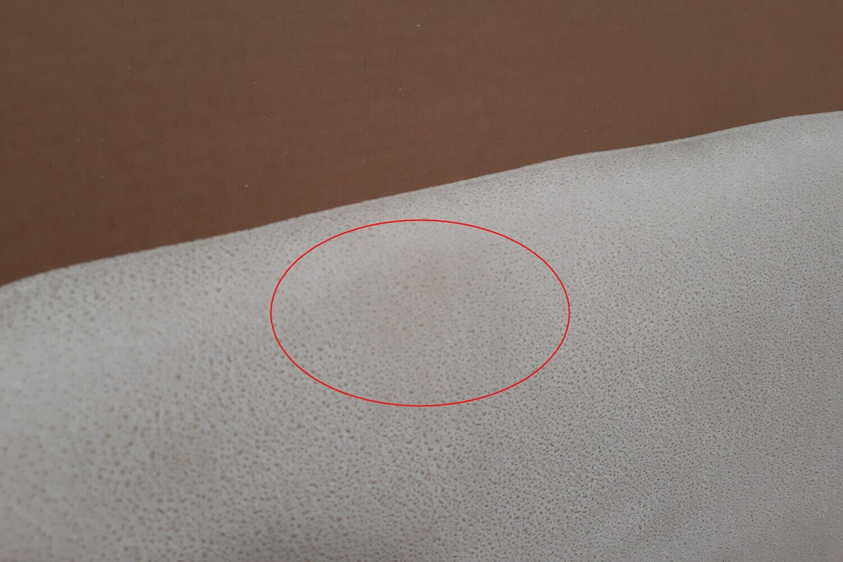KAWOLA B-Ware Stuhl Cali Sessel Microfaser Esszimmerstuhl creme Füße matt-schwarz