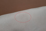 KAWOLA B-Ware Stuhl Cali Sessel Microfaser Esszimmerstuhl creme Füße matt-schwarz