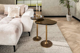 KAWOLA Beistelltisch DARI XL Glas gold
