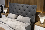 KAWOLA Bett ANNY Polsterbett Leder schwarz