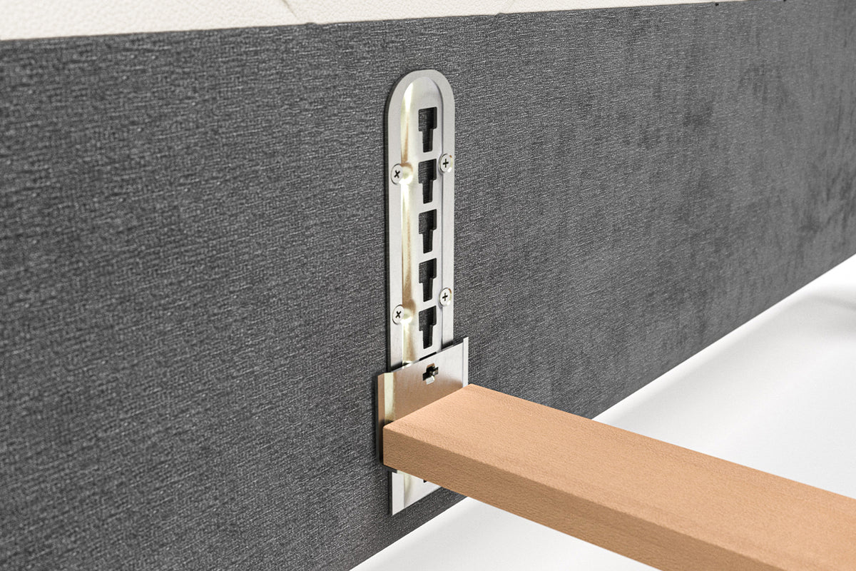 KAWOLA Bett ANNY Polsterbett Leder weiß