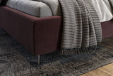 KAWOLA Bett ANNY Polsterbett Velvet purple