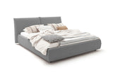 KAWOLA Bett HENRY Polsterbett Cord grau
