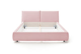KAWOLA Bett HENRY Polsterbett Cord rosa