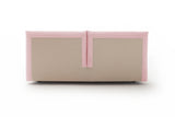 KAWOLA Bett HENRY Polsterbett Cord rosa