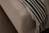 KAWOLA Bett HENRY Polsterbett Cord taupe