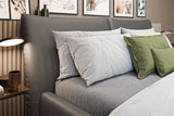 KAWOLA Bett HENRY Polsterbett Leder schwarz