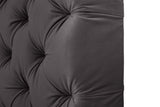 KAWOLA Bett SINDAR Boxspringbett Stoff anthrazit