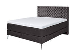 KAWOLA Bett SINDAR Boxspringbett Stoff anthrazit