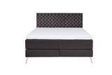 KAWOLA Bett SINDAR Boxspringbett Stoff anthrazit