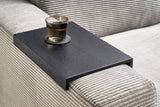 KAWOLA Big Sofa MADELINE Cord hellgrau