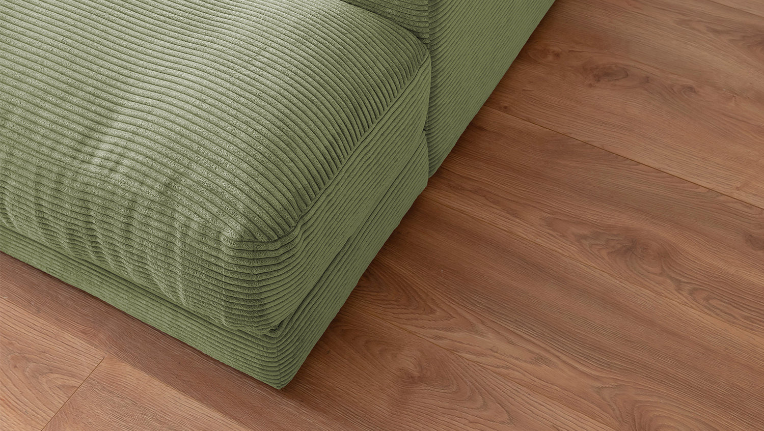 KAWOLA Big Sofa MADELINE Cord olivgrün