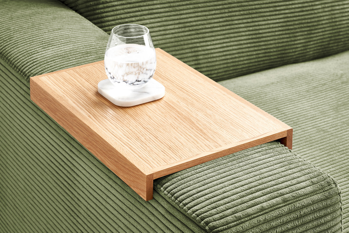 KAWOLA Big Sofa MADELINE Cord olivgrün