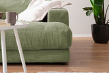 KAWOLA Big Sofa MADELINE Cord olivgrün